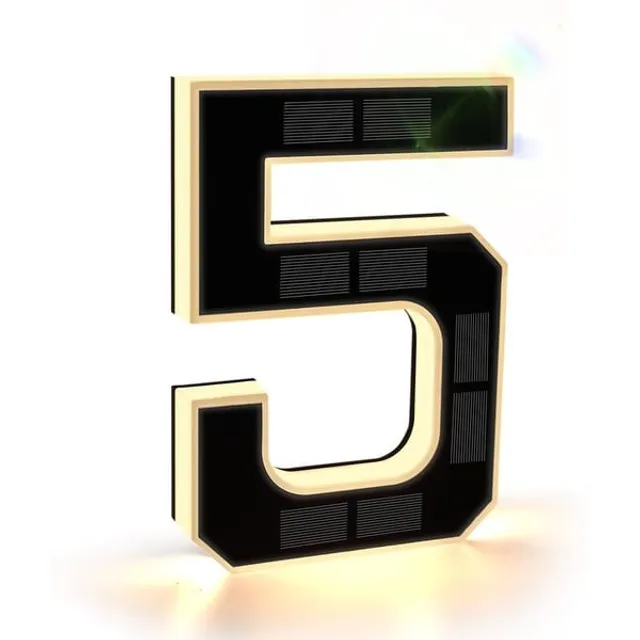 🔥Solar Lighted House Numbers for Outside  ✨Buy expensive package with compensation