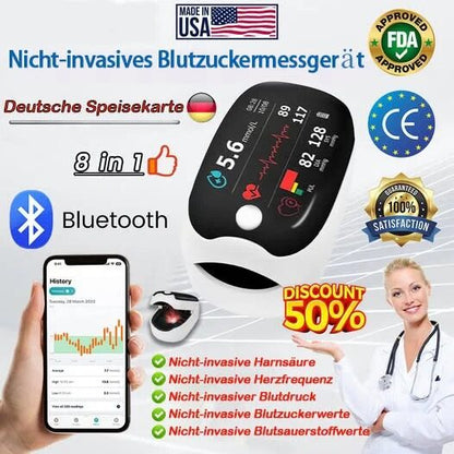 🔥Free shipping🏆Non-Invasive Blood Glucose Meter[99.9% Accuracy]✅TGA Approved