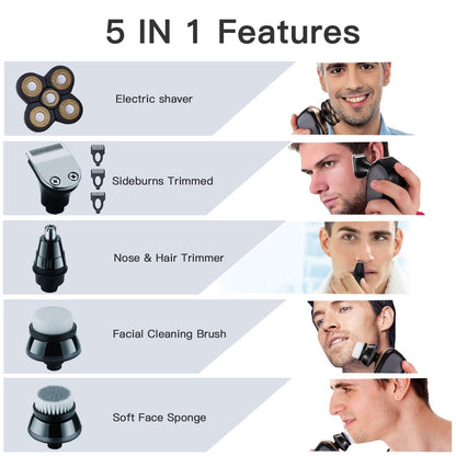 Special offer to kick off 2026 🔥5 In 1 Multifunctional 4D Electric Shaver
