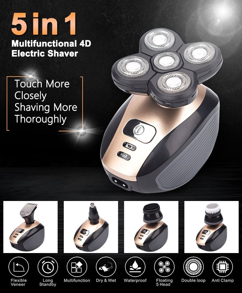 Special offer to kick off 2026 🔥5 In 1 Multifunctional 4D Electric Shaver
