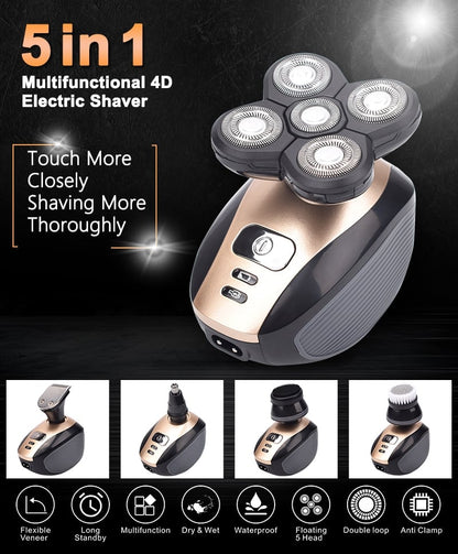 Special offer to kick off 2026 🔥5 In 1 Multifunctional 4D Electric Shaver