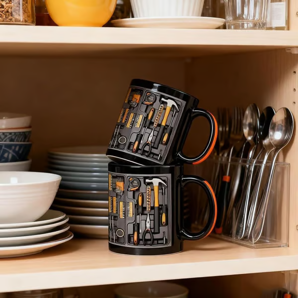 Creativity Funny Coffee Mug - Mechanic Toolbox Set