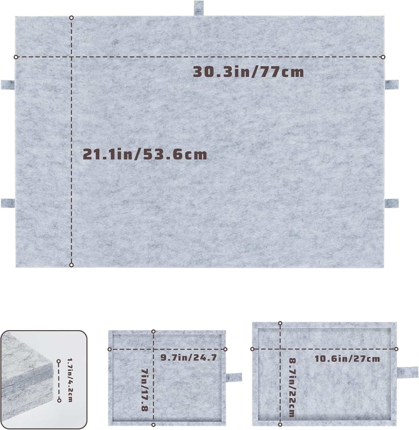 💥Free shipping🔥Ultra lightweight felt puzzle platform, equipped with a 2-in-1 design stand and cover, with 6 drawers