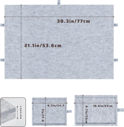 💥Free shipping🔥Ultra lightweight felt puzzle platform, equipped with a 2-in-1 design stand and cover, with 6 drawers