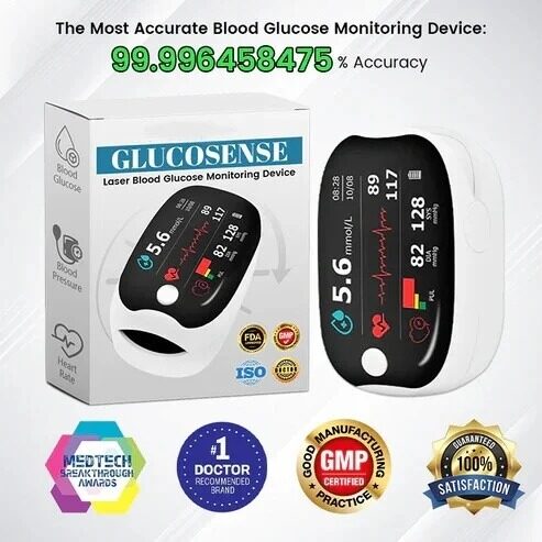 🔥Free shipping🏆Non-Invasive Blood Glucose Meter[99.9% Accuracy]✅TGA Approved