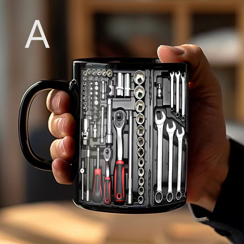 Creativity Funny Coffee Mug - Mechanic Toolbox Set