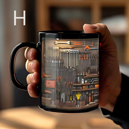 Creativity Funny Coffee Mug - Mechanic Toolbox Set