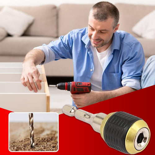 🏆Flash Sale⚡ Hex Shaft Quick-Change Adapter for Power Drill – Heavy-Duty Socket Converter