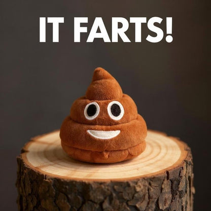 🎁Lowest price ever💥Funny  Poop Plush Toy – Makes Fart Sounds!