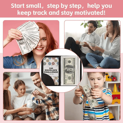 🔥LAST DAY 49％ OFF🔥--✉️100 Envelope Savings Challenge Book