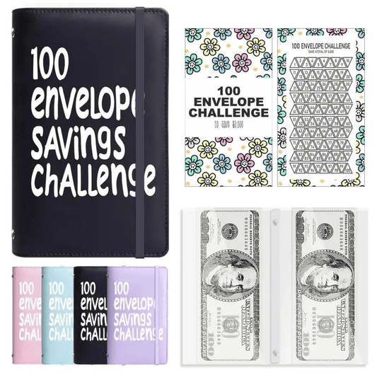 🔥LAST DAY 49％ OFF🔥--✉️100 Envelope Savings Challenge Book