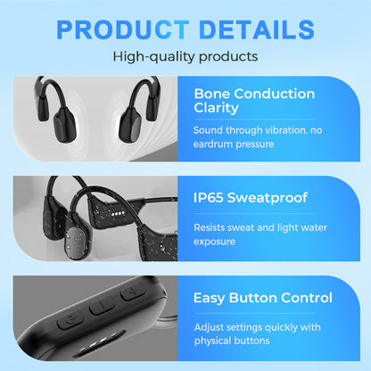 🎄💖Final 3 Hours:50%ОFF💥🔥SEAGRIL Bone Conduction Smart Hearing Aid Bluetooth Earphones(Black Friday Special Sale)